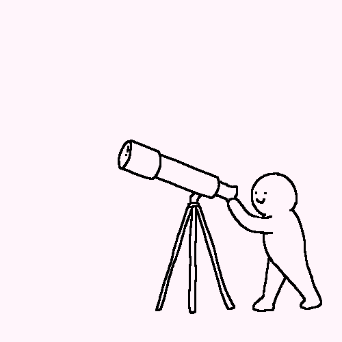 Thousands might discover your music – here's how to make sure they don't forget it. GIF of person looking through a telescope and then being taken through it turning into saturn.