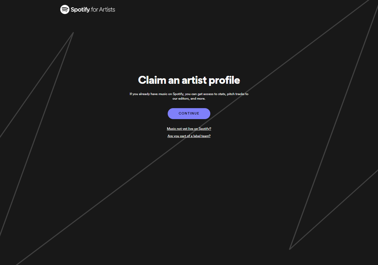 Spotify for Artists How to Claim your Spotify Artist