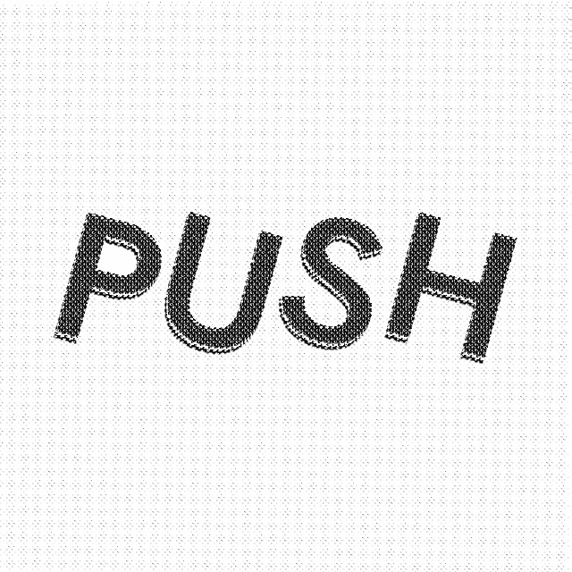PUSH moving image - white background