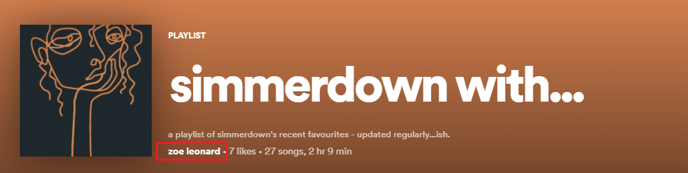 simmerdown Spotify for Artists