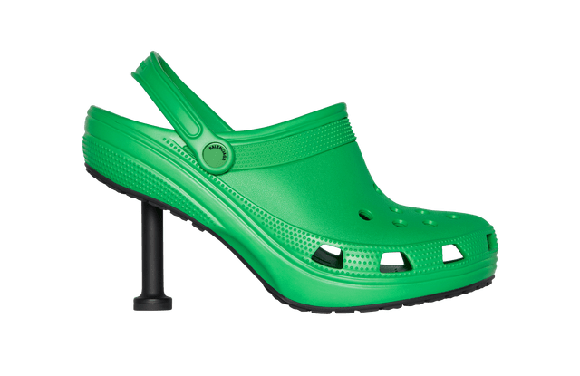 Balenciaga styled heeled Crocs