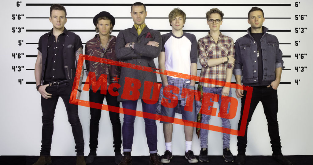 McBusted image from Official Charts