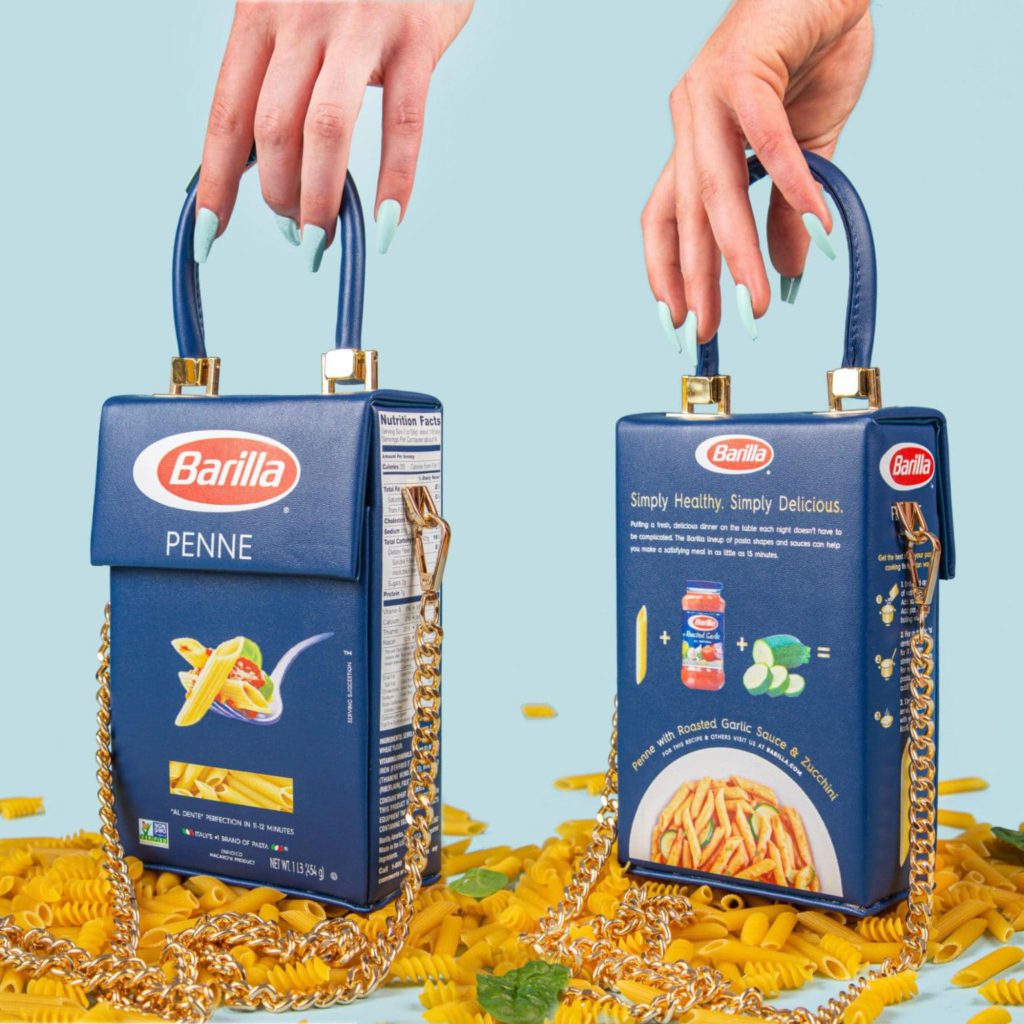 Barilla pasta handbag