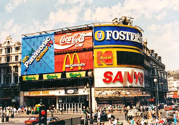 Brand logos on billboards 