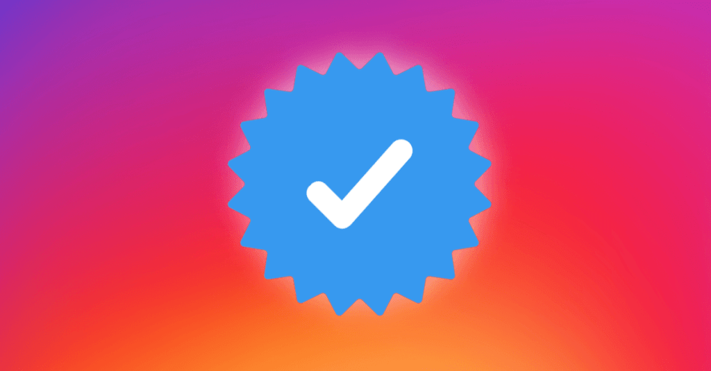Alternative Instagram verification badge