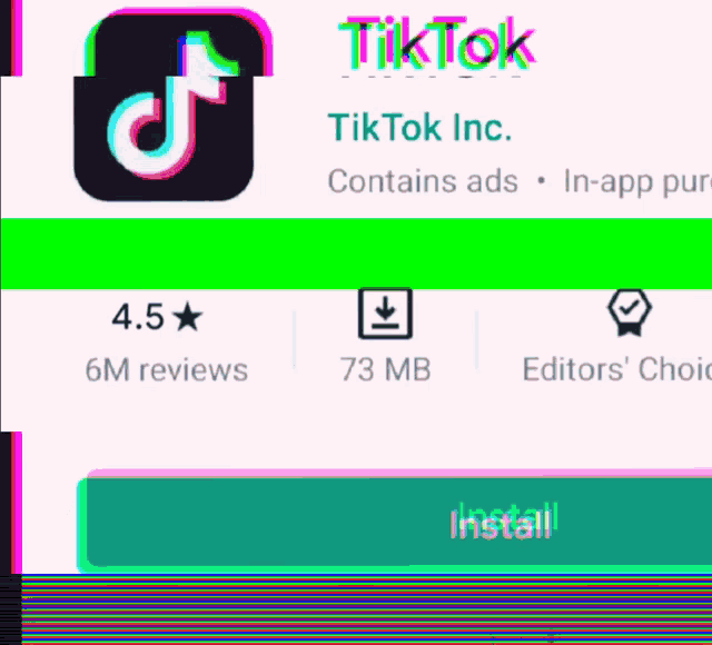 TikTok on app store