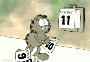 Garfield calendar gif