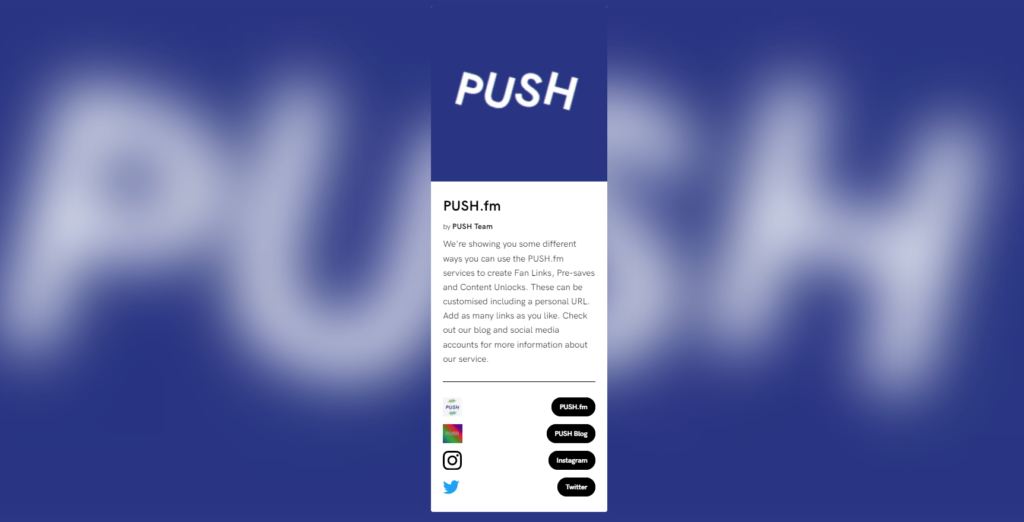 PUSH Fan Link example