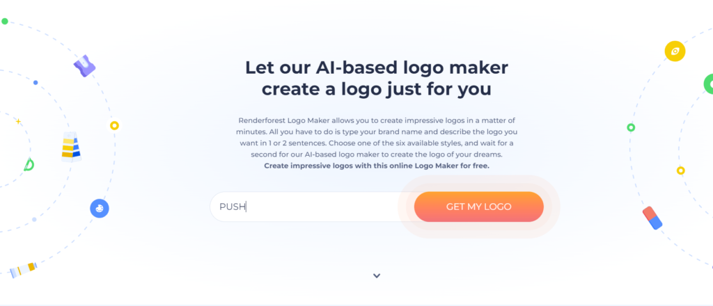 Logo creation page