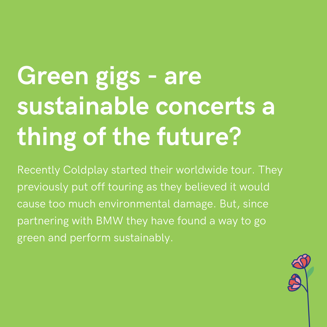 Green gigs are sustainable concerts a thing of the future? PUSH.fm