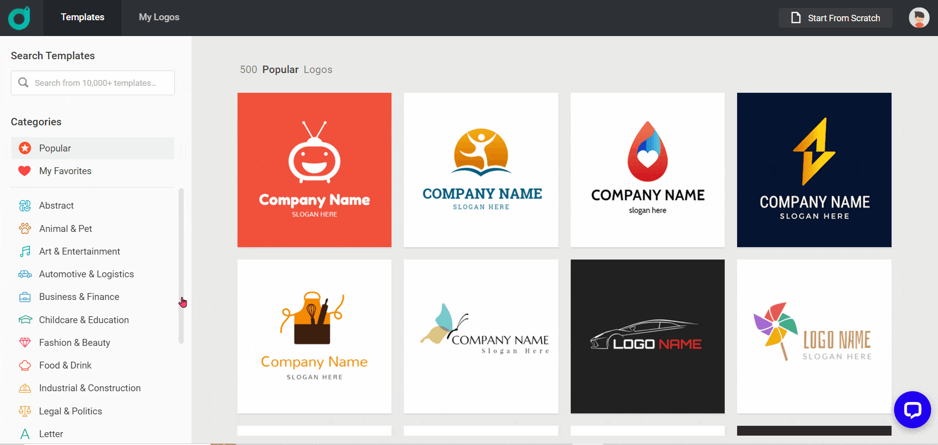 Free logo maker - create unique business logos for free with, maker gif logo  