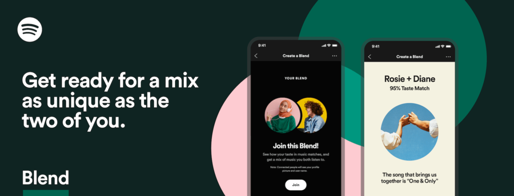 Spotify Blend marketing