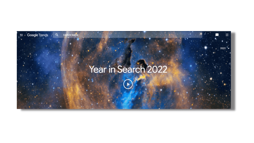 Google Year in Search 2022