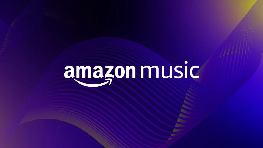 Amazon Music logo against a purple background