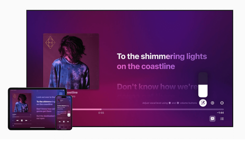 Apple Music Sing promotion