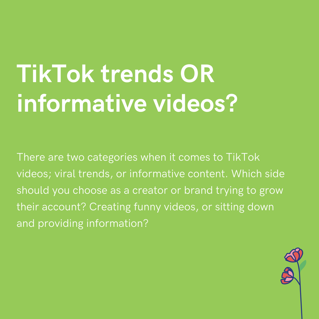 TikTok trends OR informative videos? PUSH.fm