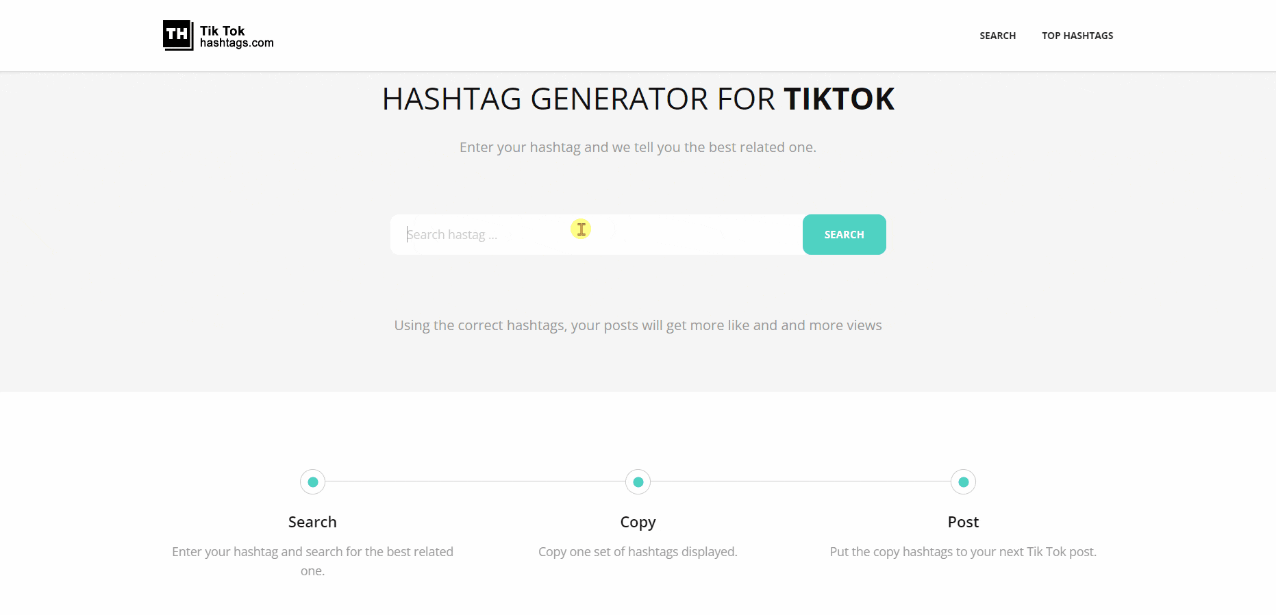 TikTok hashtag generator 