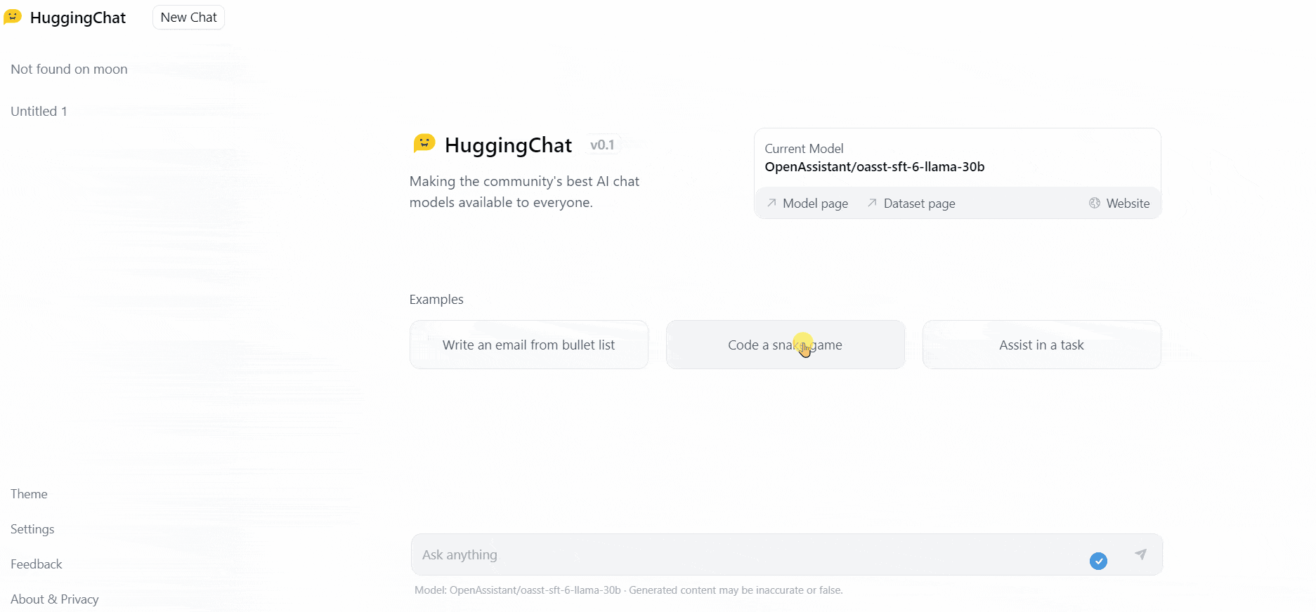 HuggingChat GIF