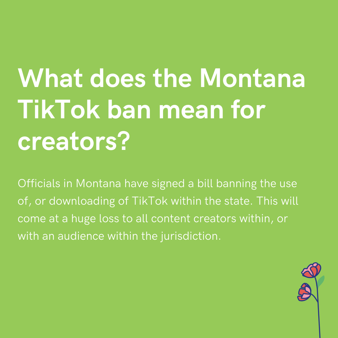 What Does The Montana Tiktok Ban Mean For Creators Push Fm