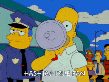 Homer Simpson shouting about hashtags