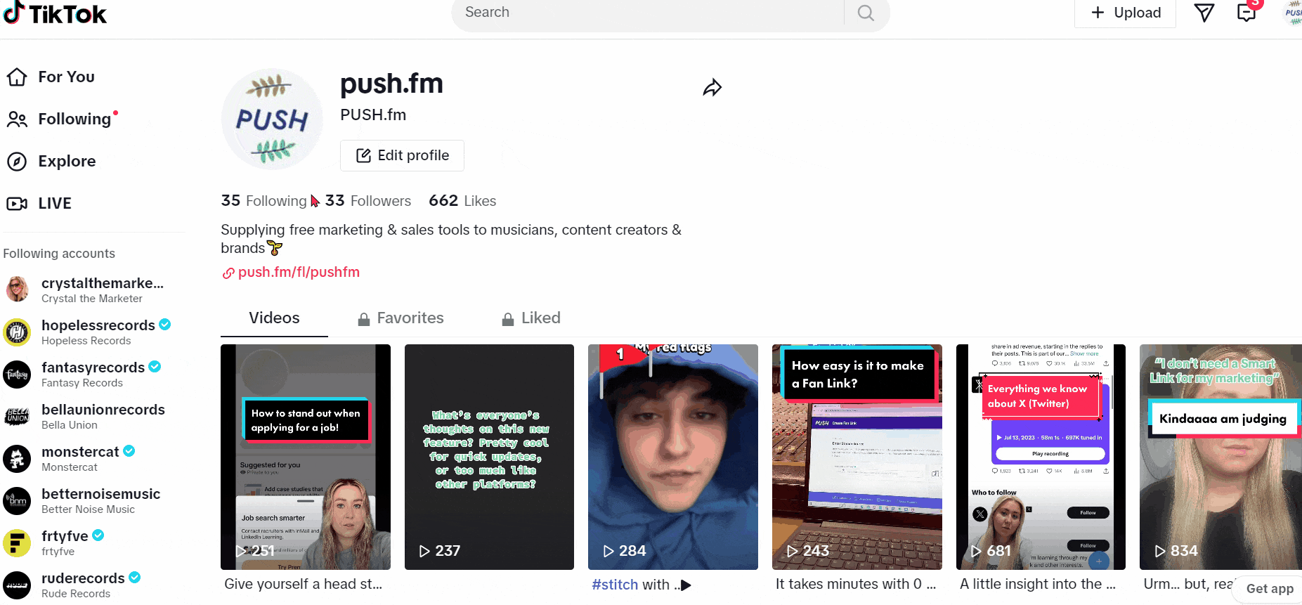 TikTok Bio Link GIF