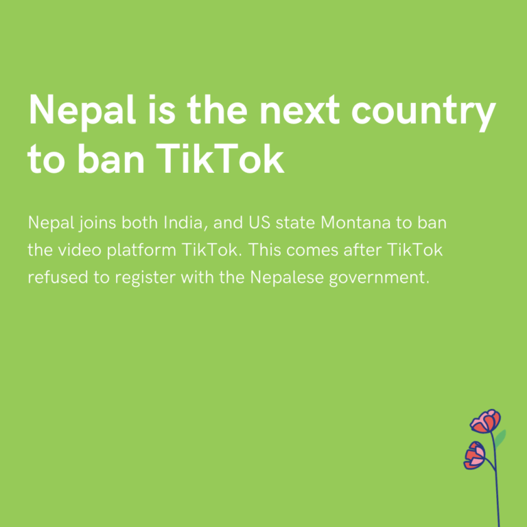 Nepal is the next country to ban TikTok