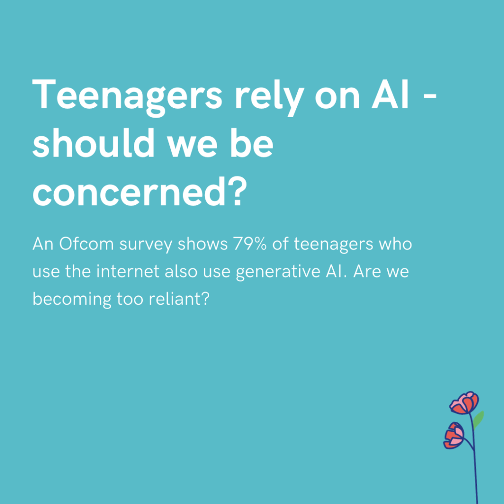 Teenagers rely on AI - should we be concerned
