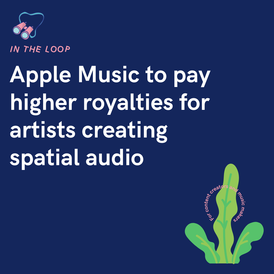 Apple Music will pay music artists more for spatial audio