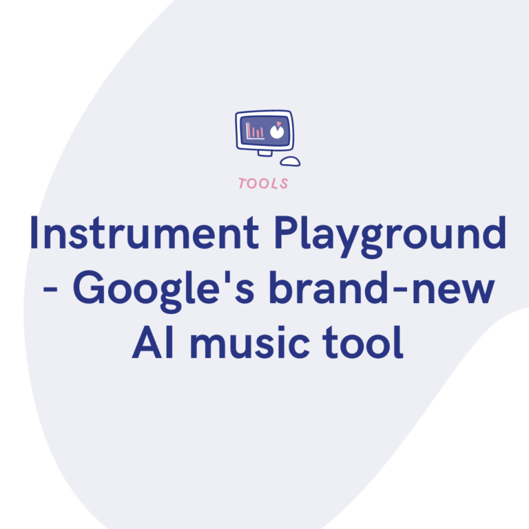 Instrument Playground - Google's brand-new AI music tool
