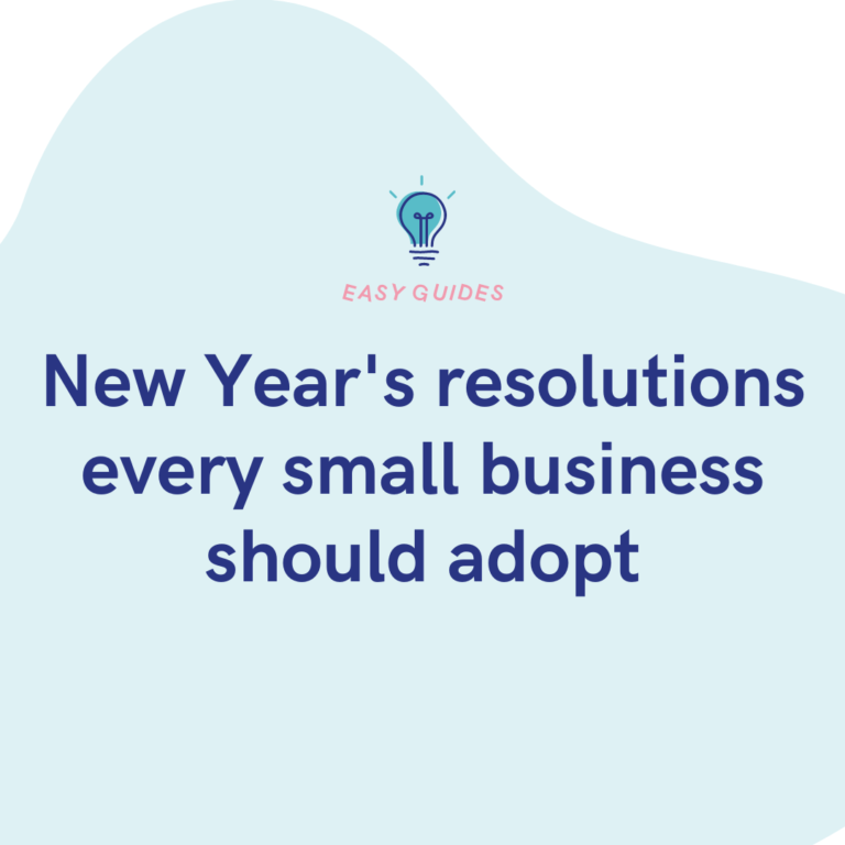 New Year's resolutions every small business should adopt