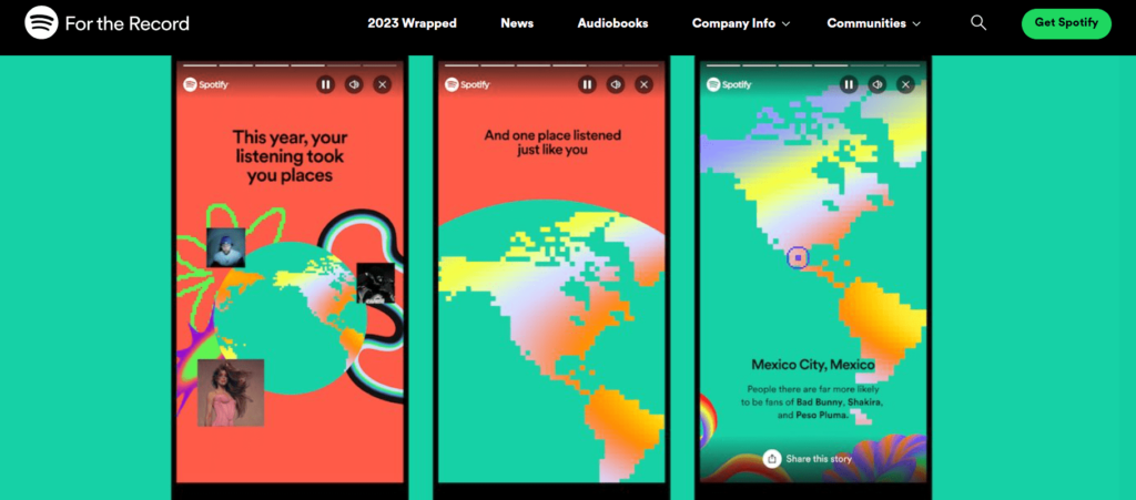 Spotify Sound Town - everything you need to know. Screenshot of three smartphones displaying Sound Town information.