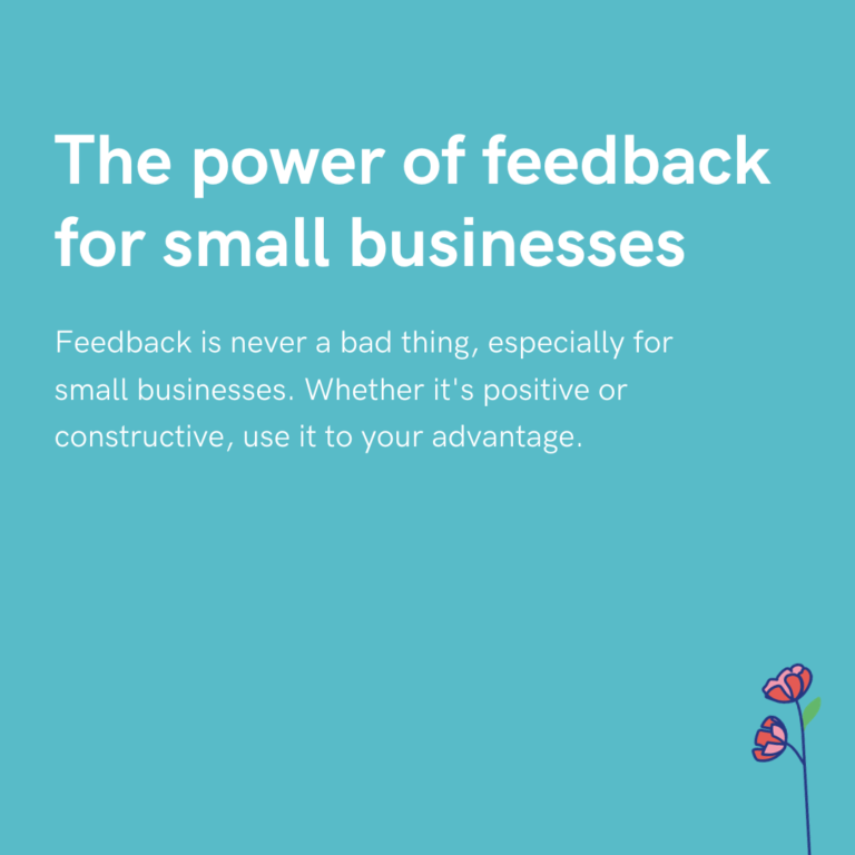 The power of feedback for small businesses
