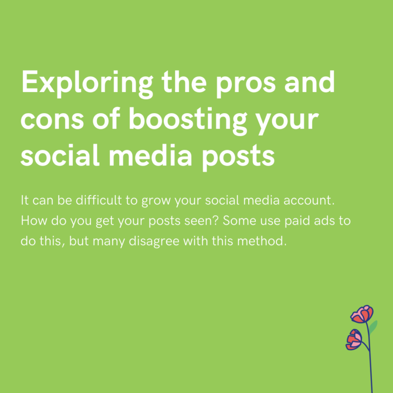 Exploring the pros and cons of boosting your social media posts