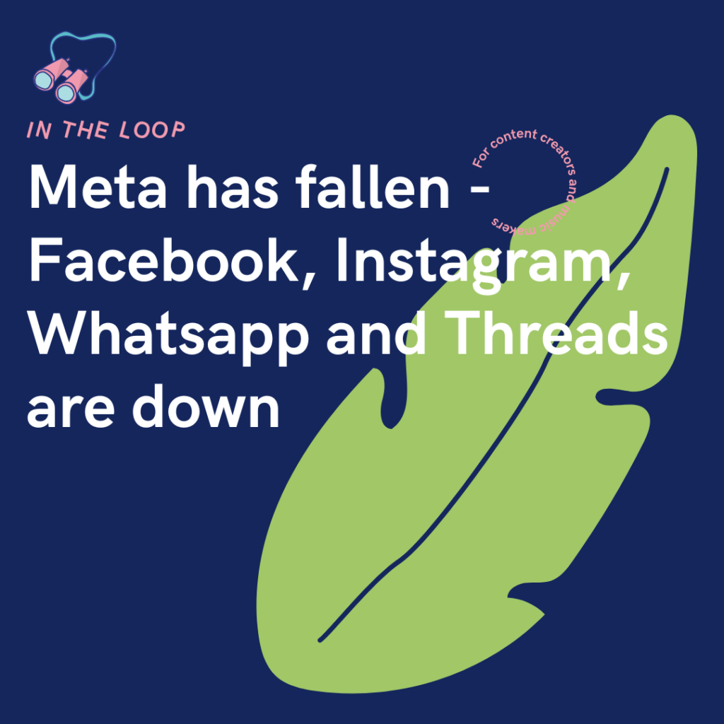 Meta has fallen - Facebook, Instagram, Whatsapp and Threads are down