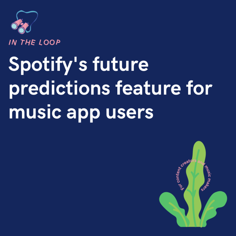 Spotify's future predictions feature for music app users