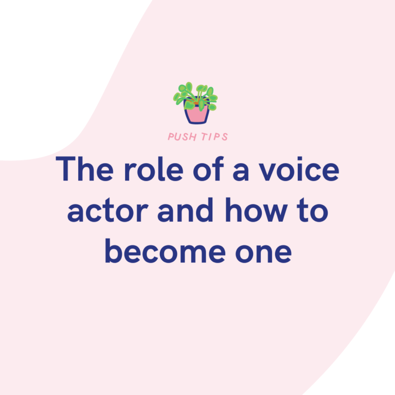The role of a voice actor and how to become one