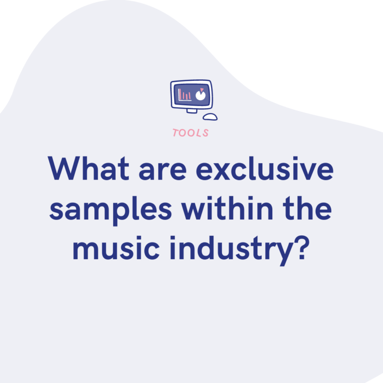 What are exclusive samples within the music industry