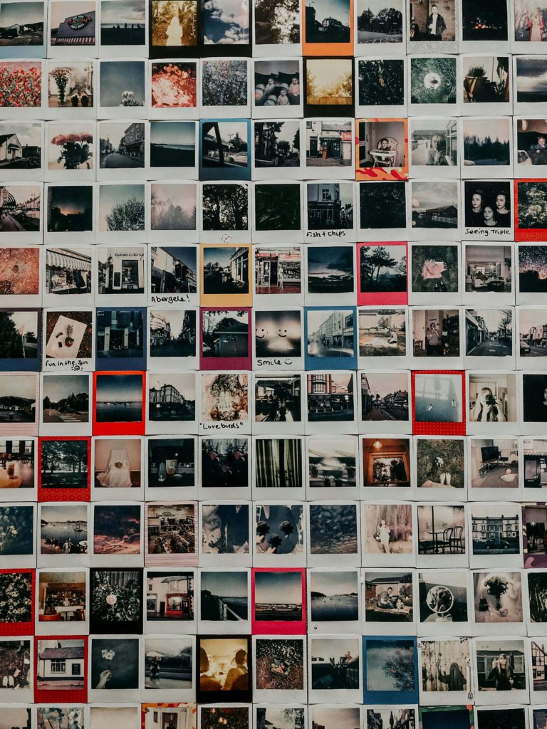What is a photo auditor and what do they do? Photos of lots of Polaroids lined up.