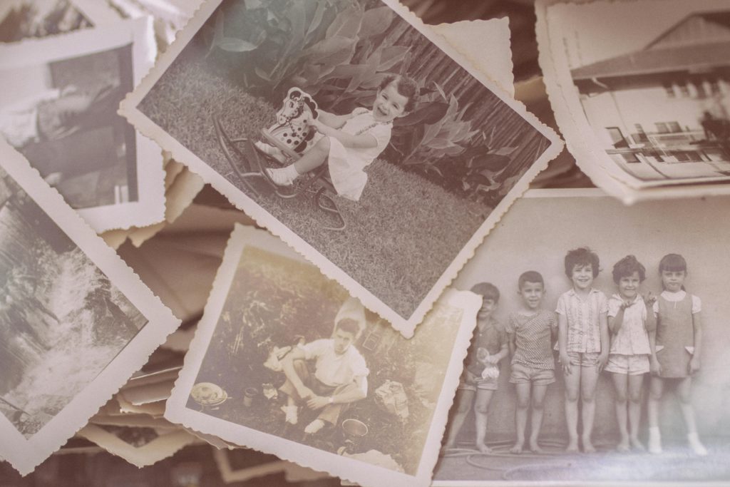 Preserving memories - the vital role of photo restoration. Old photos from the past.