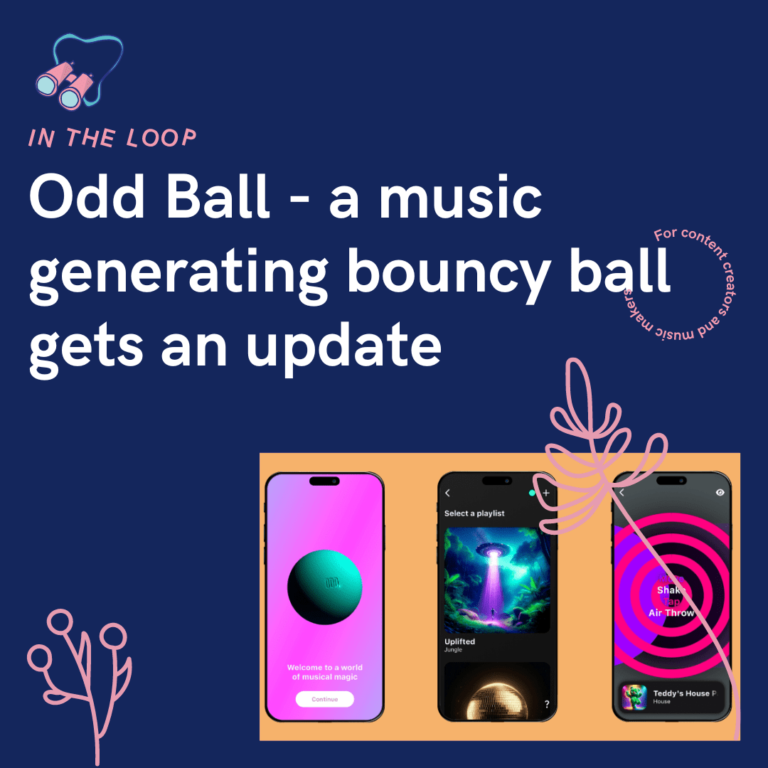 Odd Ball - a music generating bouncy ball gets an update