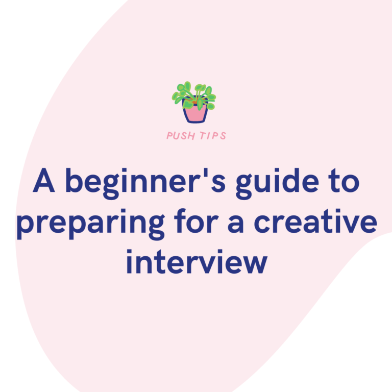 A beginner's guide to preparing for a creative interview