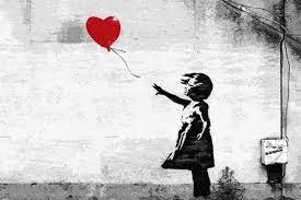 Exploring unusual artists - creativity beyond the norm. Famous Banksy artwork.