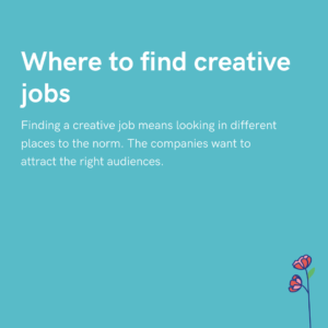 Where to find creative jobs