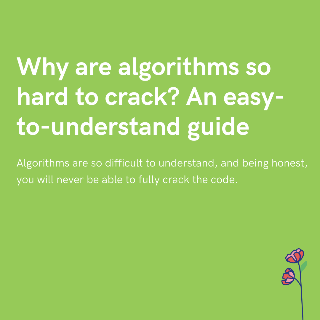 Why are algorithms so hard to understand?