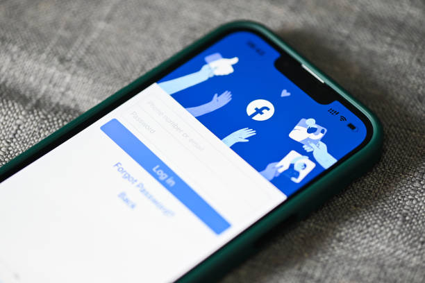 How to hide your Facebook profile from the public. Photo of Facebook loaded on a smartphone.