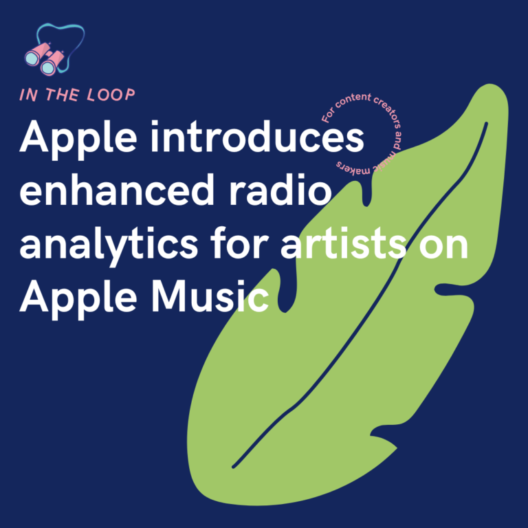 Apple introduces enhanced radio analytics for artists on Apple Music