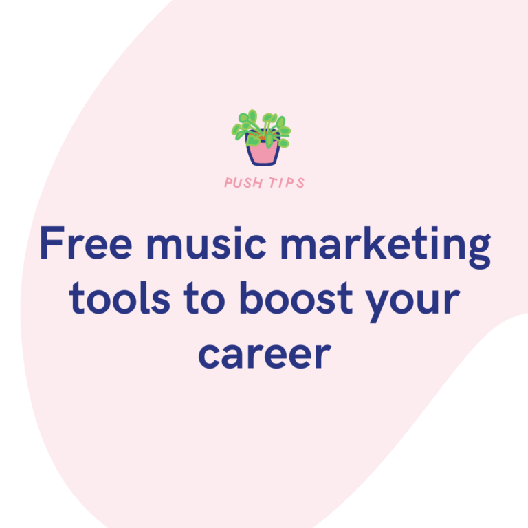 Free music marketing tools to boost your career