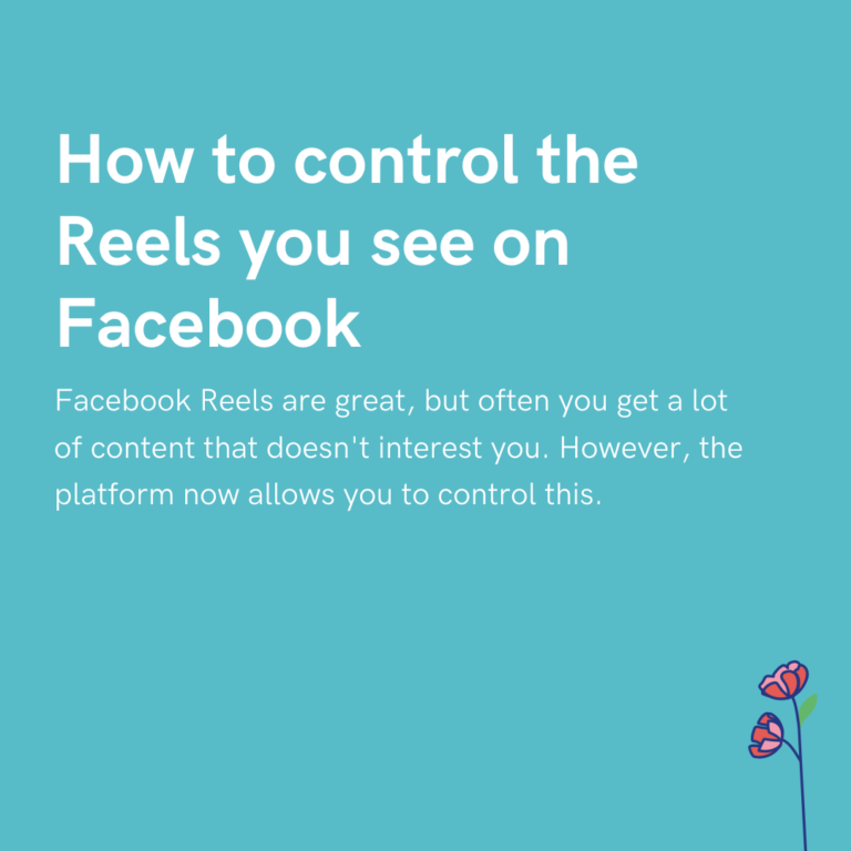 How to control the Reels you see on Facebook