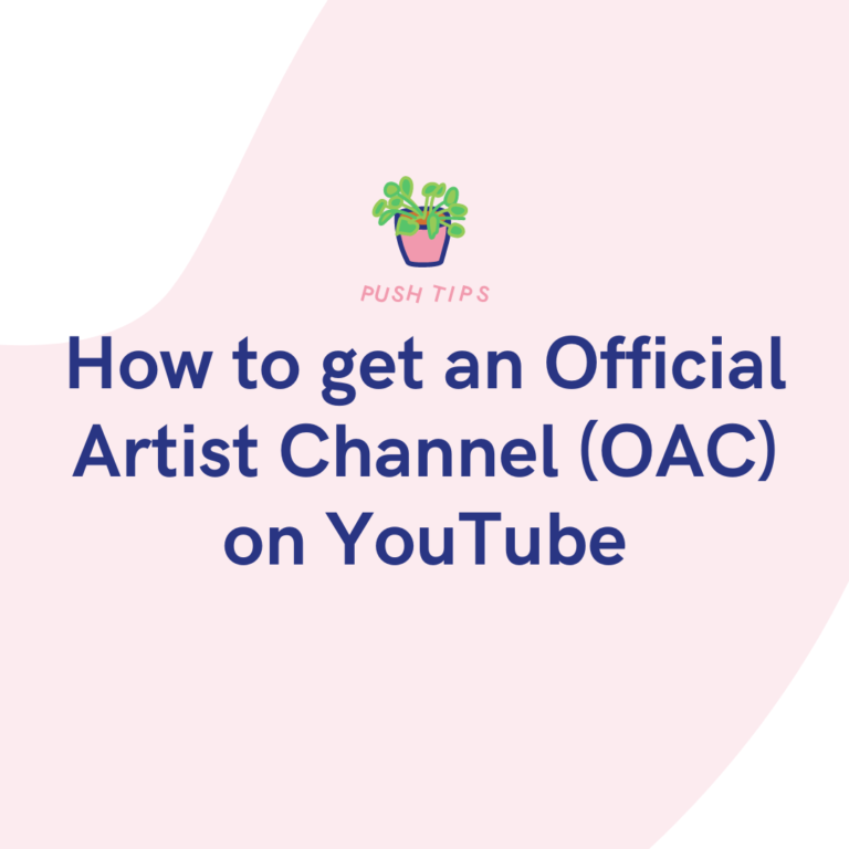 How to get an Official Artist Channel (OAC) on YouTube