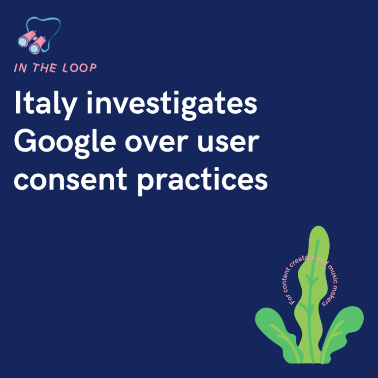 Italy investigates Google over user consent practices